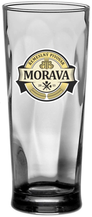 Sklenice 0,5l Germania, Pivovárek Morava